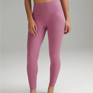 Lululemon align legging 28inch in the color Velvet rust